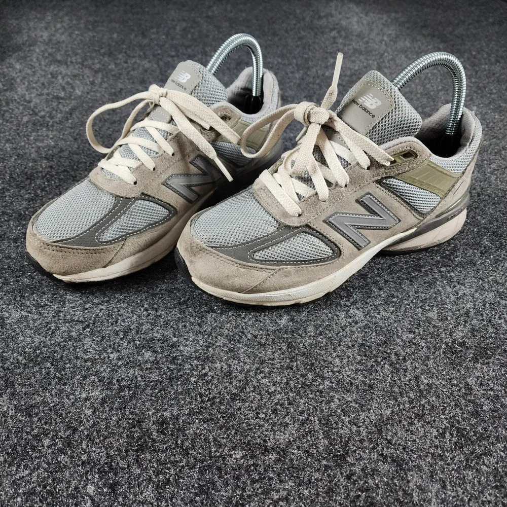 New Balance 990v5 Sneakers Women 5 Grey Low Top Suede Mesh